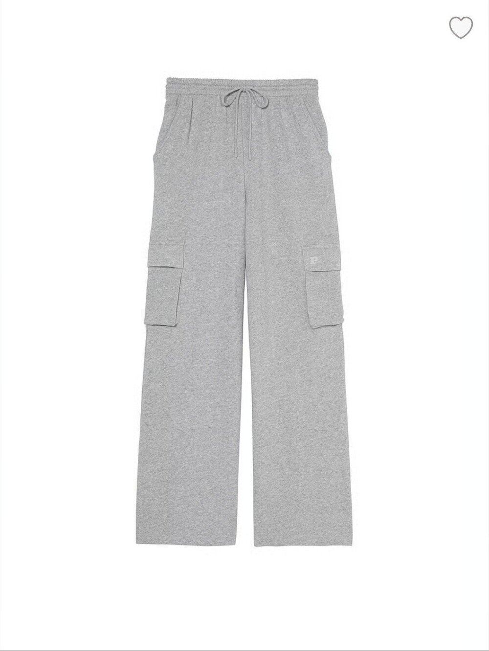 PINK Victoria's Secret Gray Cargo Pants Nwt In Bag